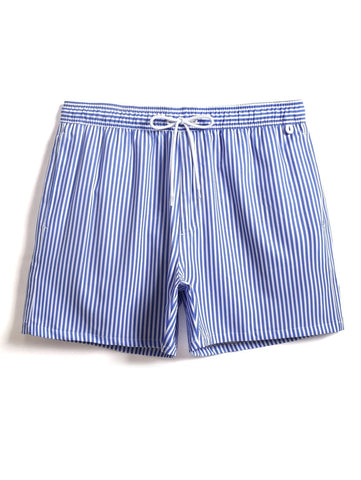 Horizaway Cordão Bolso Listrado Período de férias Calções de praia masculinos