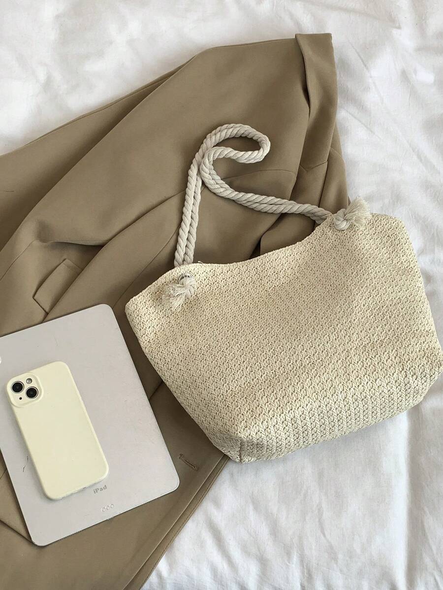 Nova bolsa de tecido de grande capacidade, bolsa de ombro