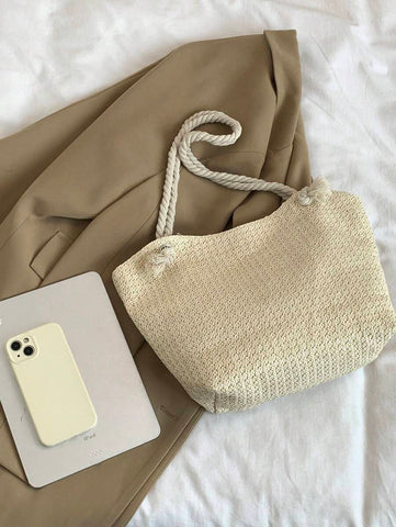 Nova bolsa de tecido de grande capacidade, bolsa de ombro