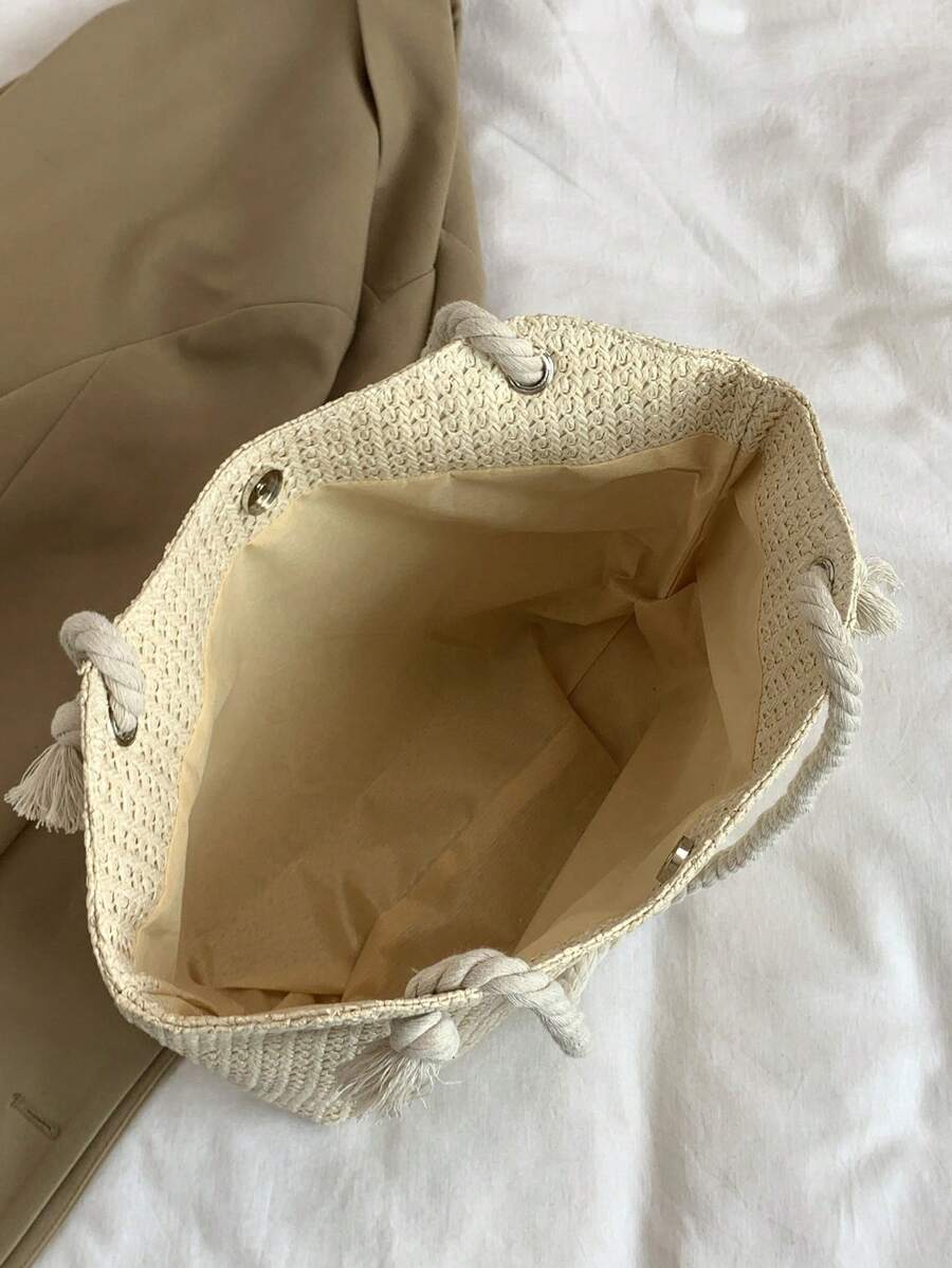 Nova bolsa de tecido de grande capacidade, bolsa de ombro