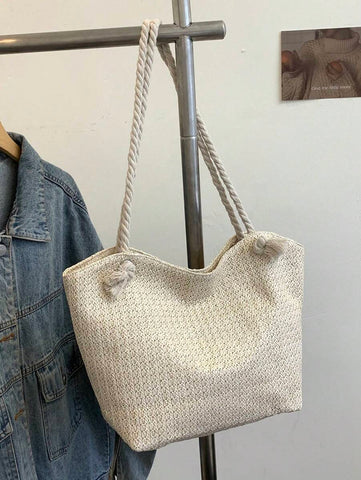 Nova bolsa de tecido de grande capacidade, bolsa de ombro
