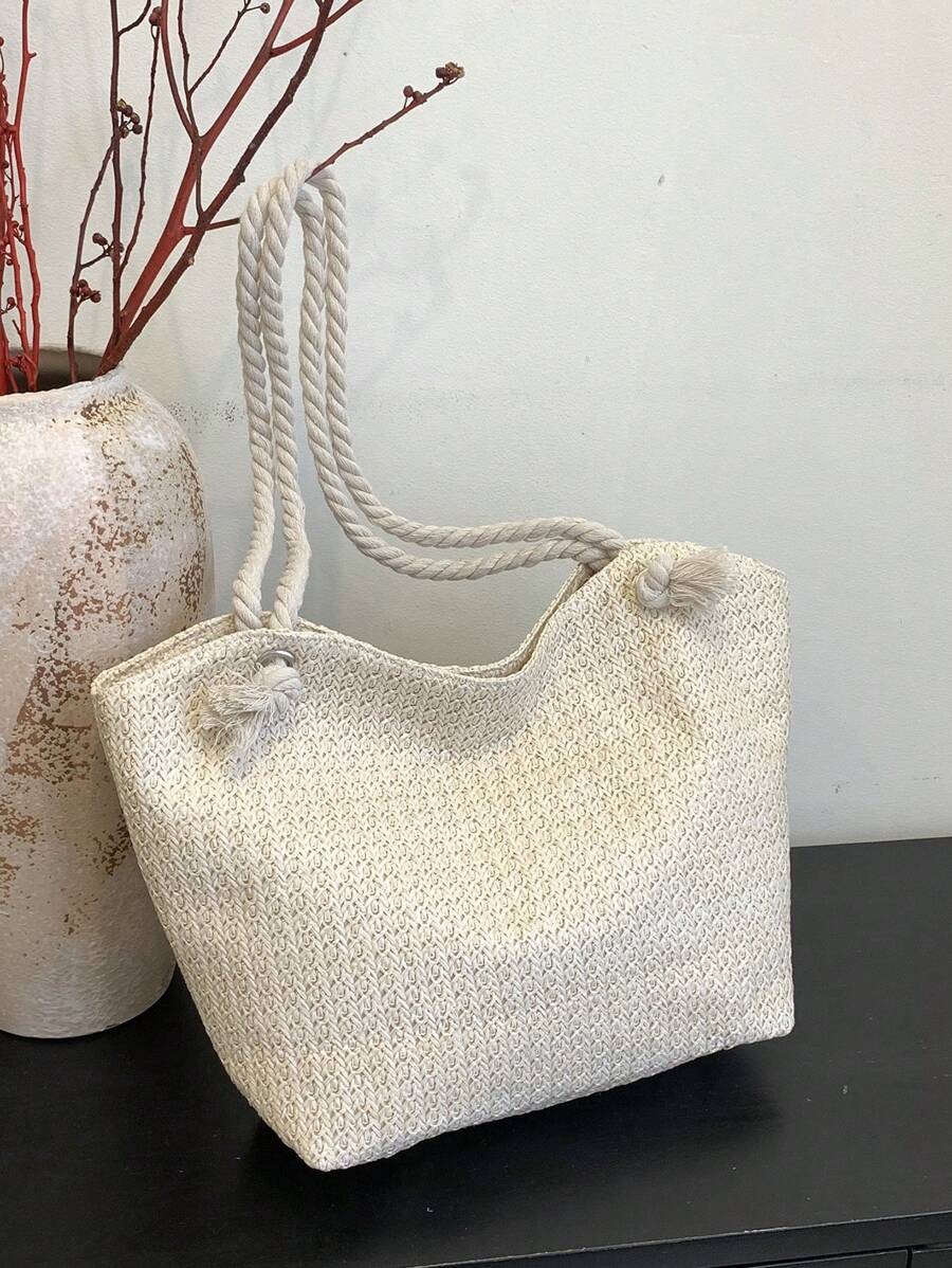 Nova bolsa de tecido de grande capacidade, bolsa de ombro