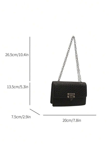 Bolsa de ombro clássica e luxuosa da moda
