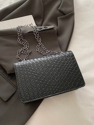 Bolsa de ombro clássica e luxuosa da moda