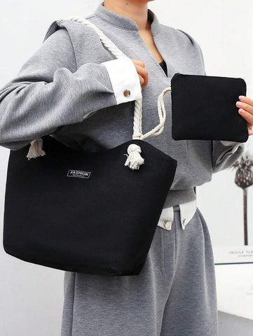 Nova bolsa de tecido de grande capacidade, bolsa de ombro