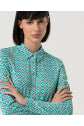 Camisa de manga longa Turquesa