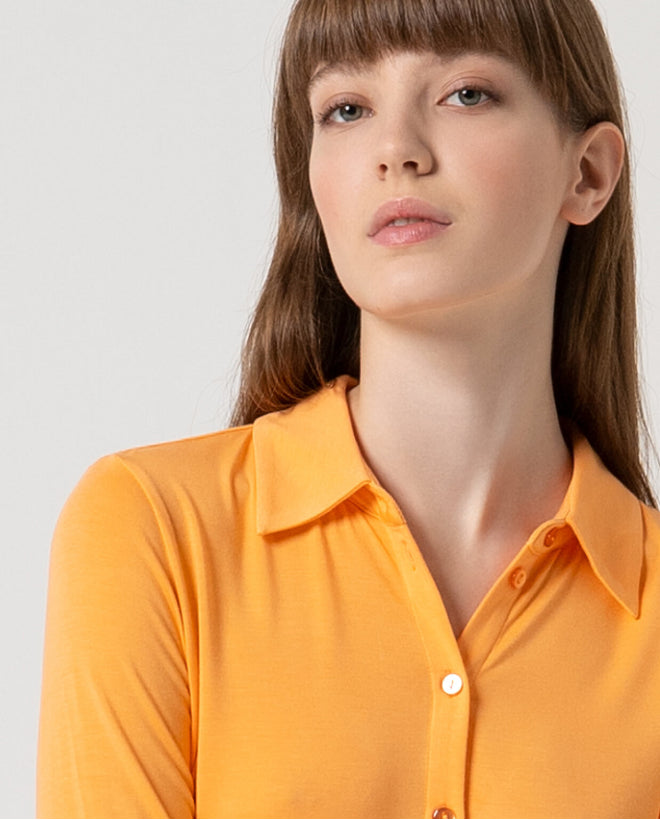 Camisa de manga longa Fúcsia
