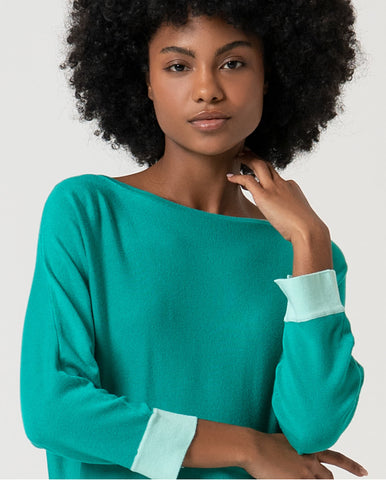 Cardigan longo de crochê abotoado Verde