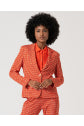 Blazer cruzado simples  1 botão Vermelho