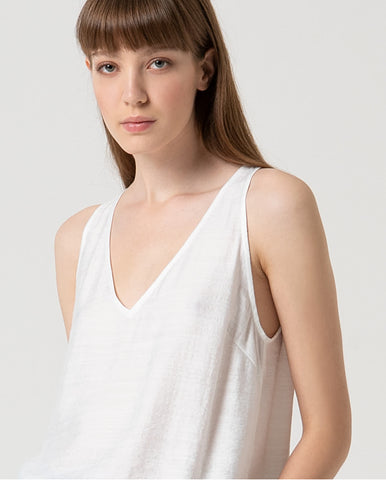 Blusa decote canoa sem mangas Verde bilhar