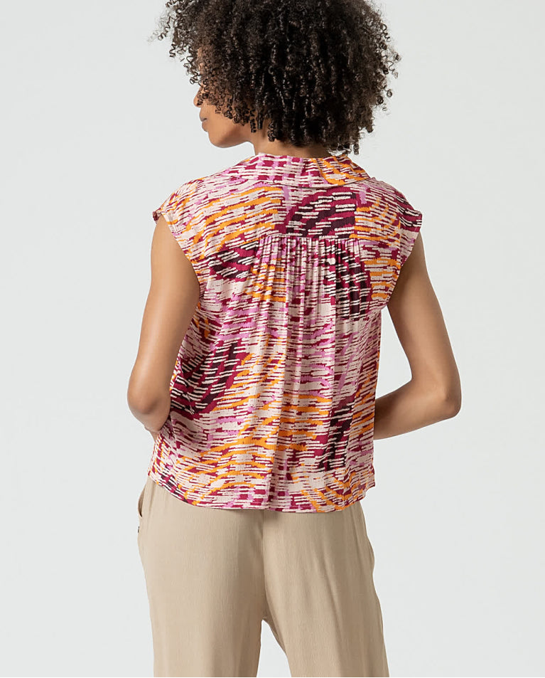 Camisa de manga curta Multi