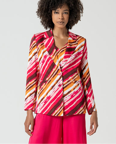 Camisa de manga longa Fúcsia